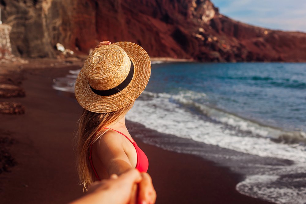 Red Beach a Santorini
